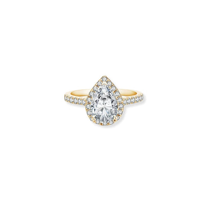 2 Carat Pear Cut Ring