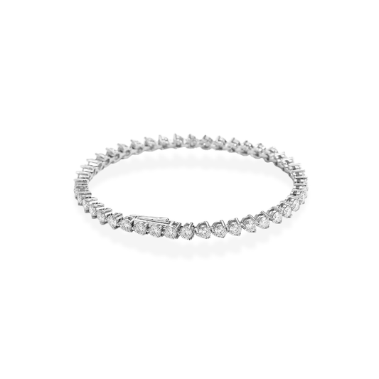 Three Prong Tennis Bracelet