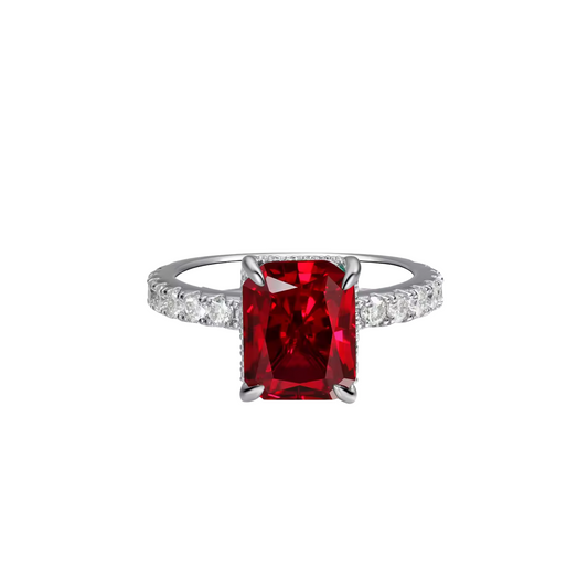 4CT Ruby Ring