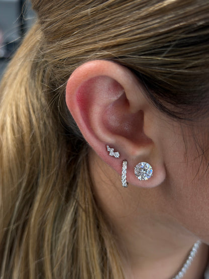 Petite spark stud earrings