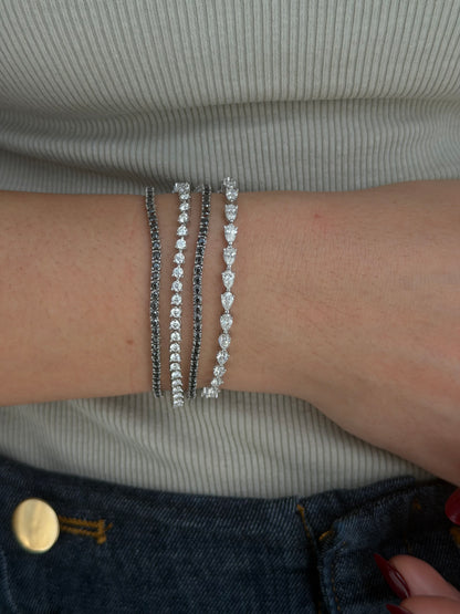 Black tennis bracelet