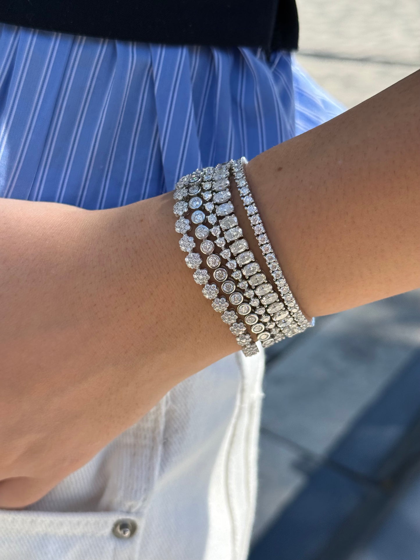 Oval Tennis Bracelet