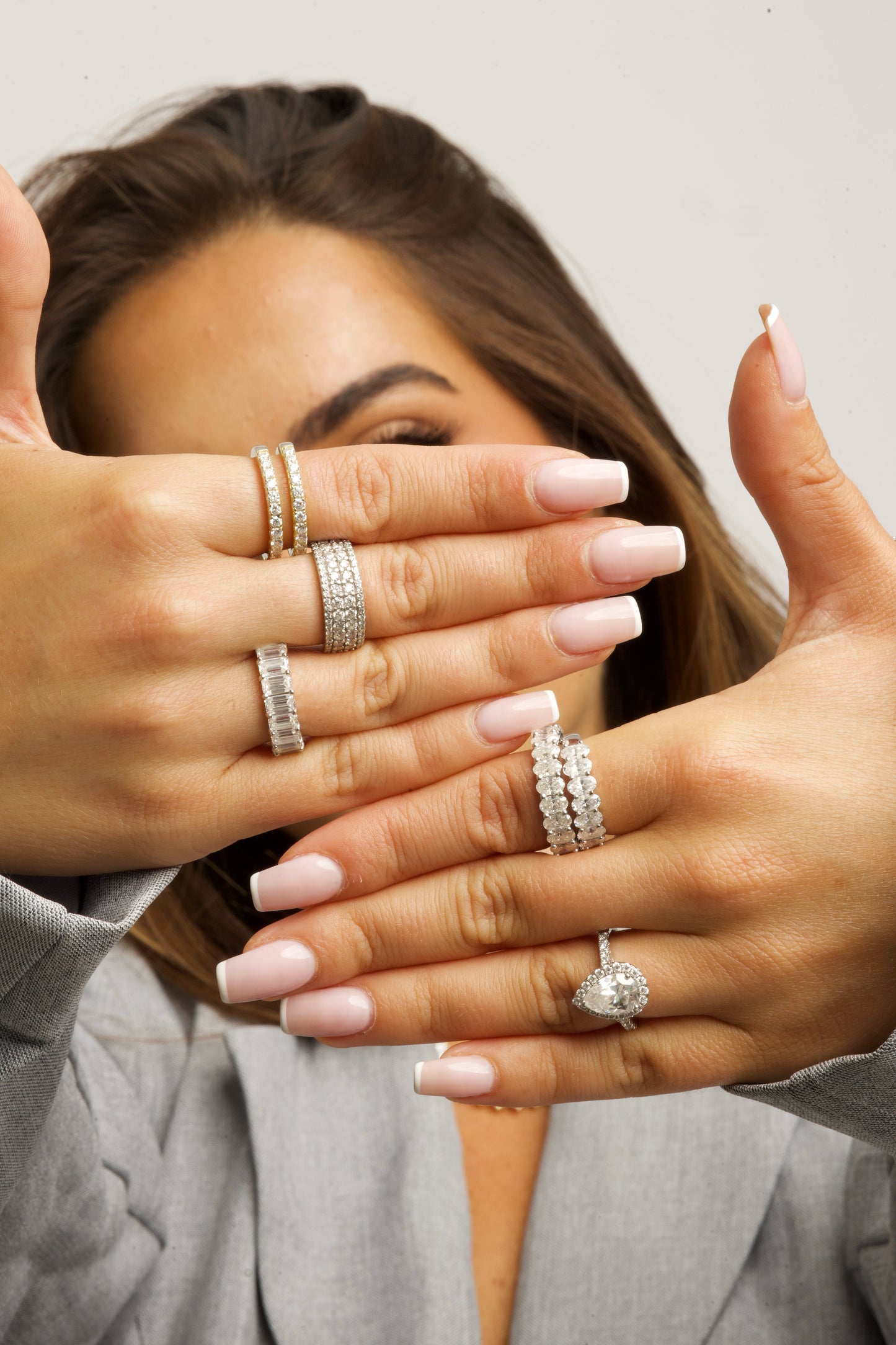 Double Row Band Ring