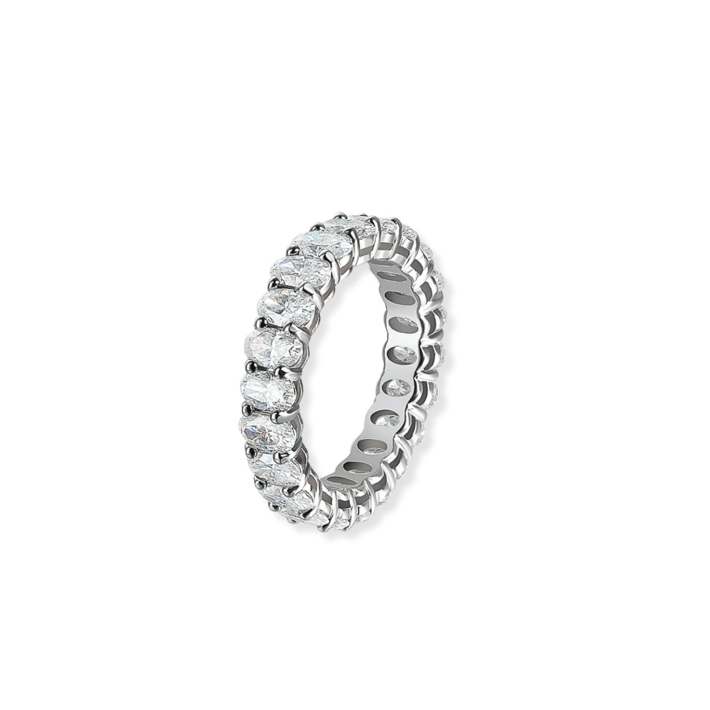 Oval Cut Eternity Ring