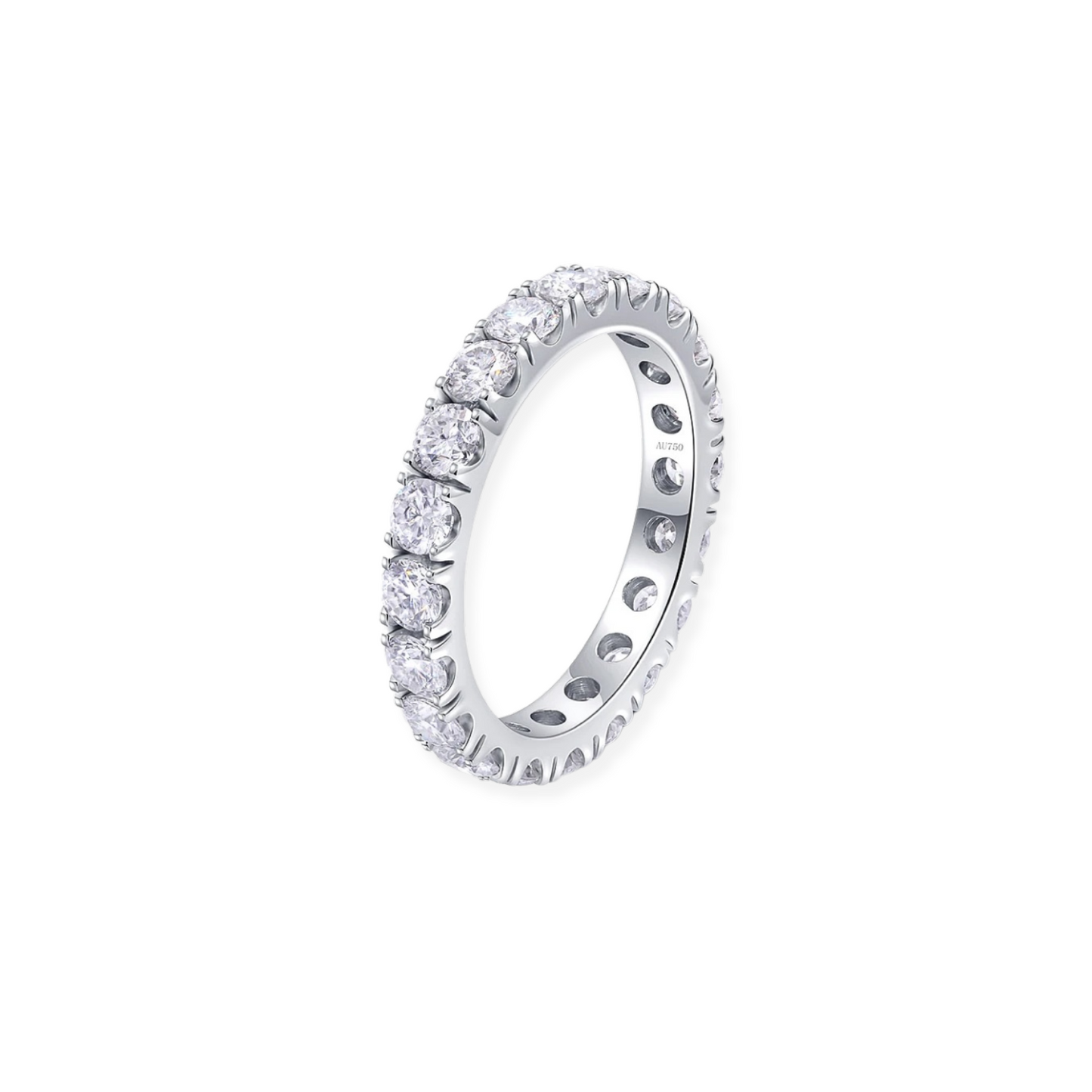 Moissanite 1.5CT Eternity Ring