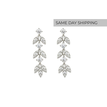 Leaf Drop Earrings