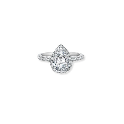 2 Carat Pear Cut Ring
