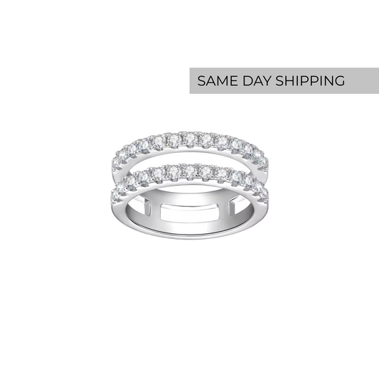 Double Row Band Ring