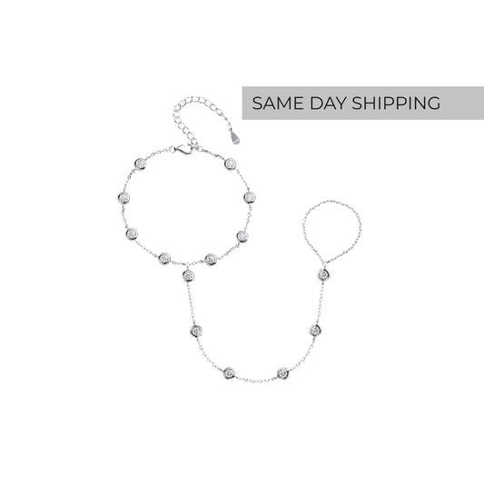 1.4 CT Hand Chain Bracelet