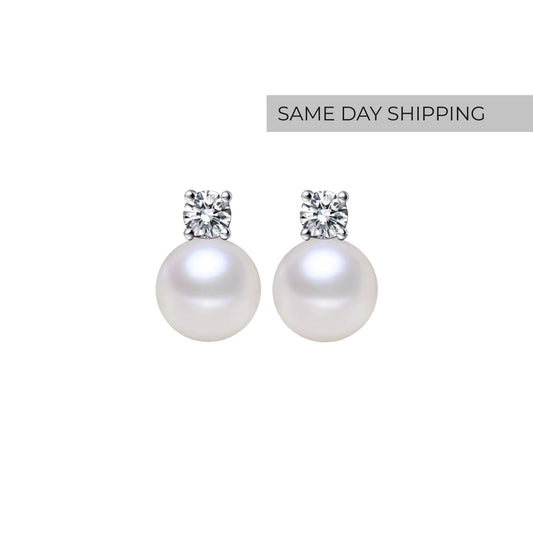 Pearl Stud Earrings