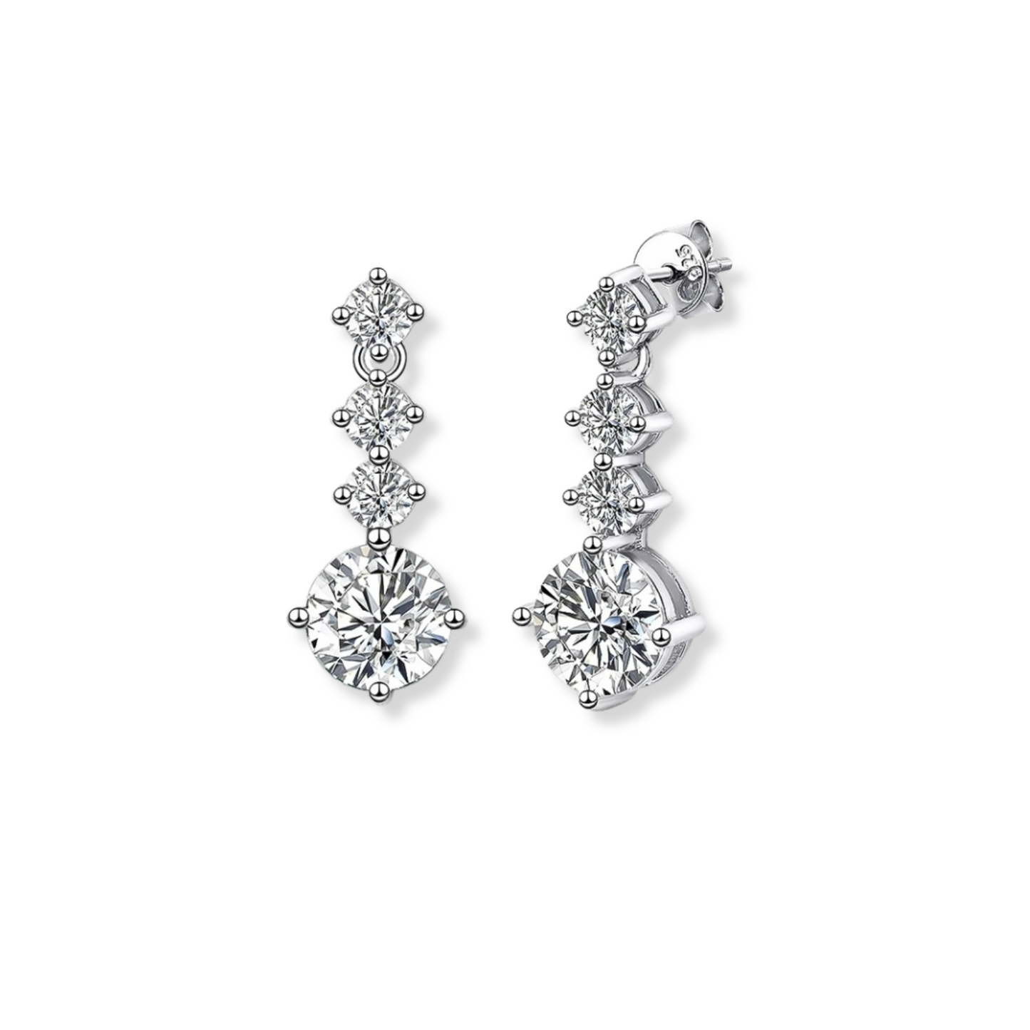 Graduated Drop Earrings