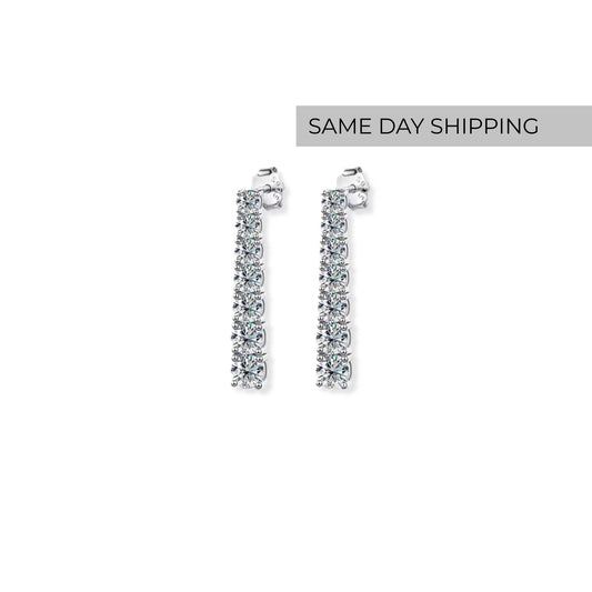3cttw Drop Earrings