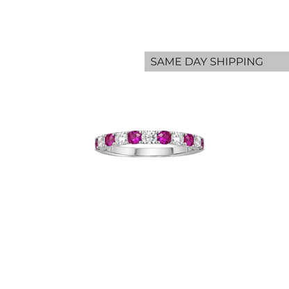 Ruby eternity Band Ring