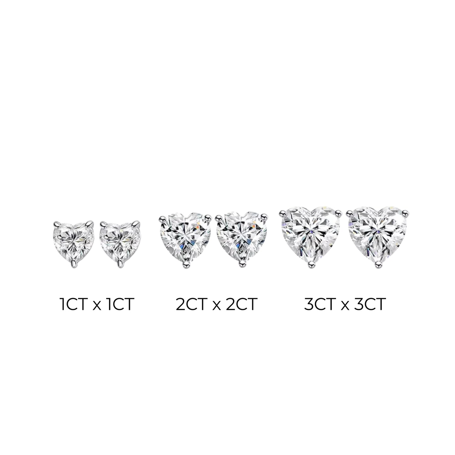 Heart Stud Earrings