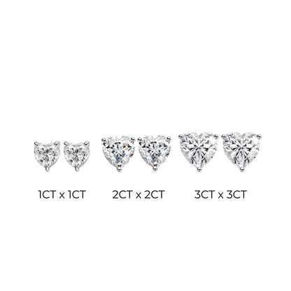 Heart Stud Earrings