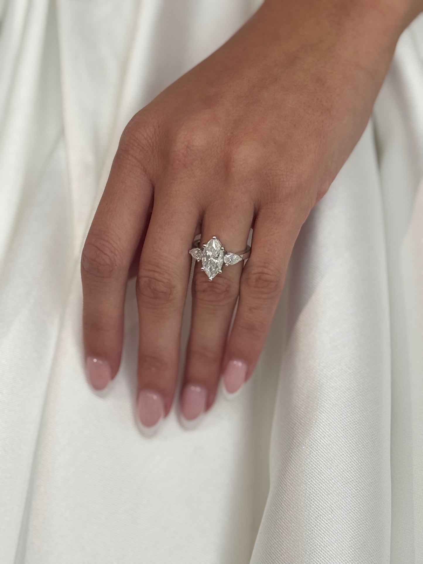 Marquise and Pear Cut Ring