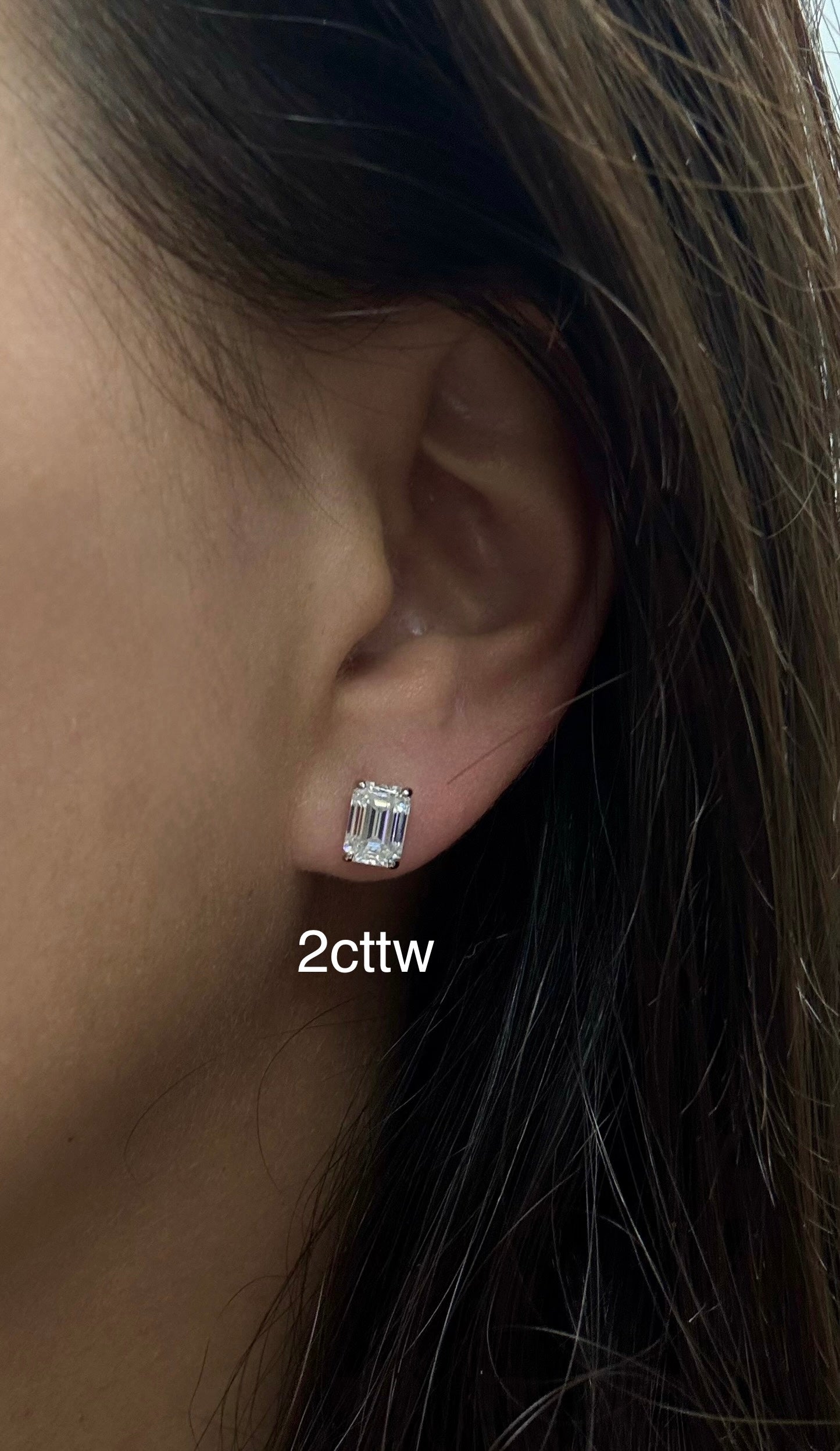 Emerald Stud Earrings