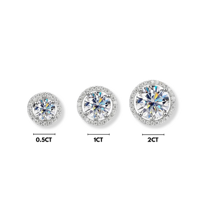 Halo Stud Earrings