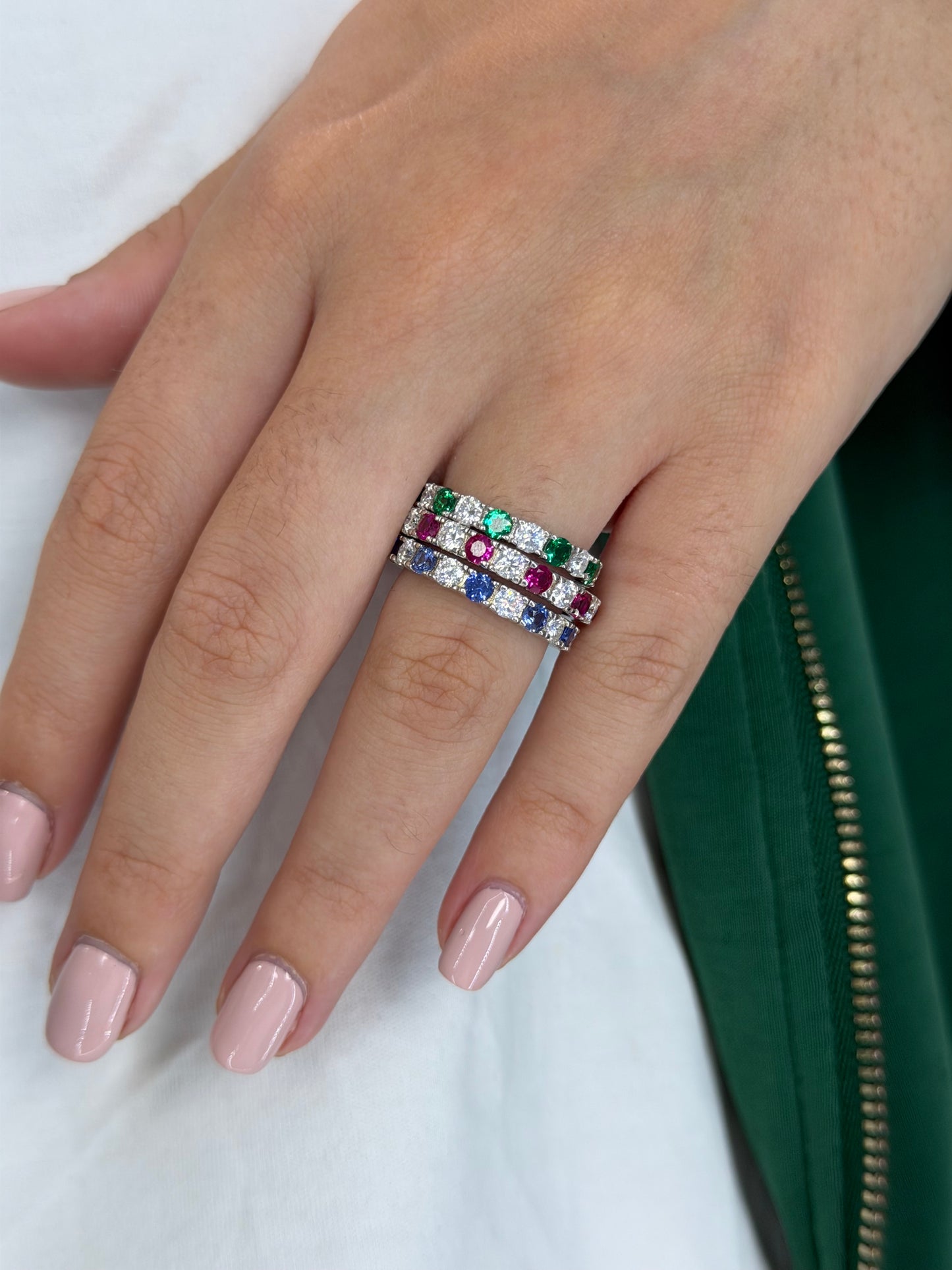 Ruby eternity Band Ring