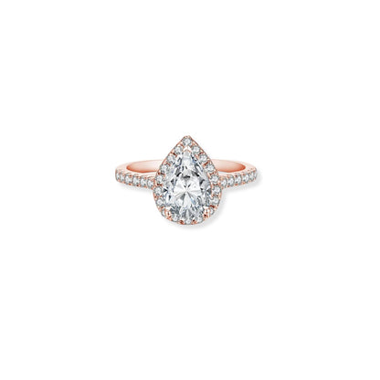 2 Carat Pear Cut Ring