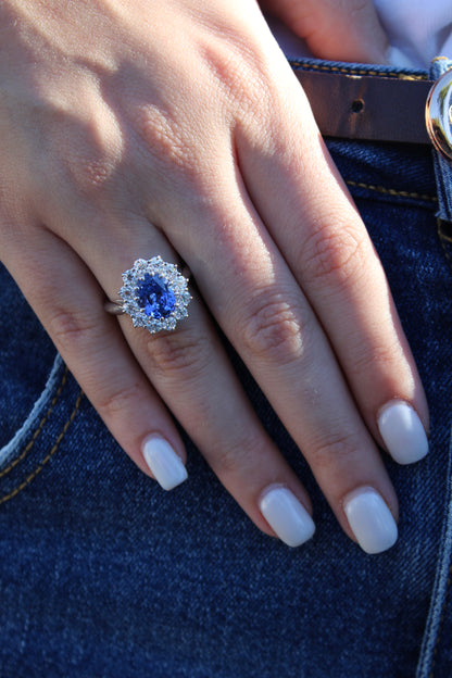 Sapphire Mirage Ring