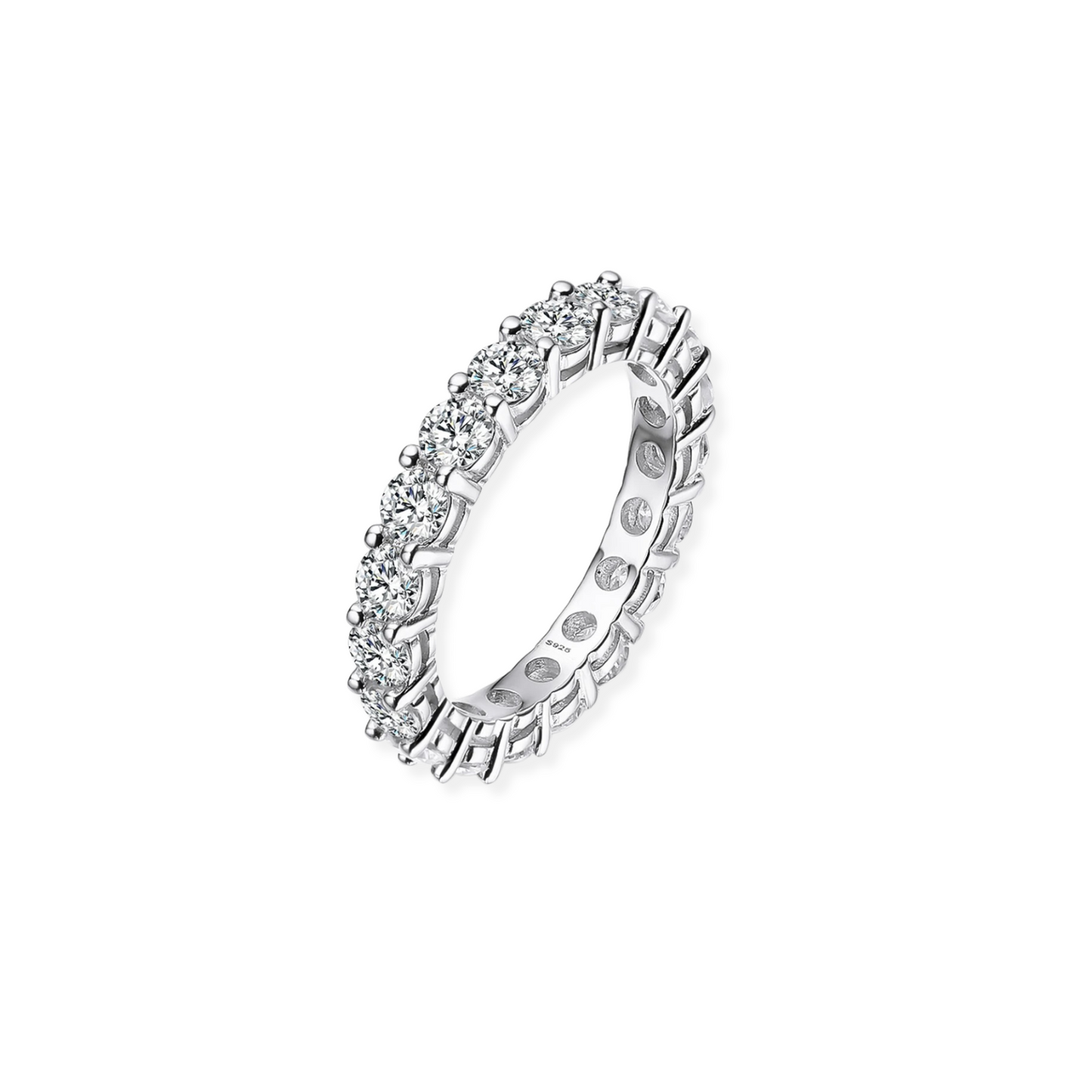 Moissanite 2.2CT Eternity Ring