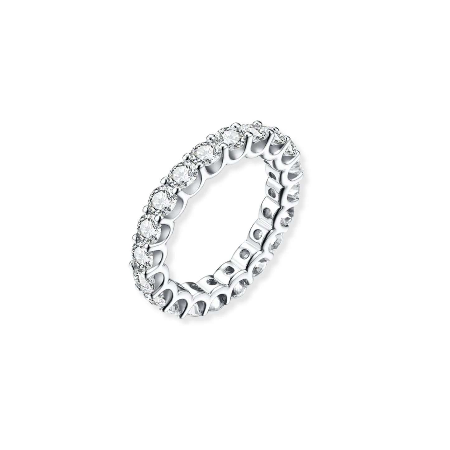 Moissanite 3.6CT Eternity Ring