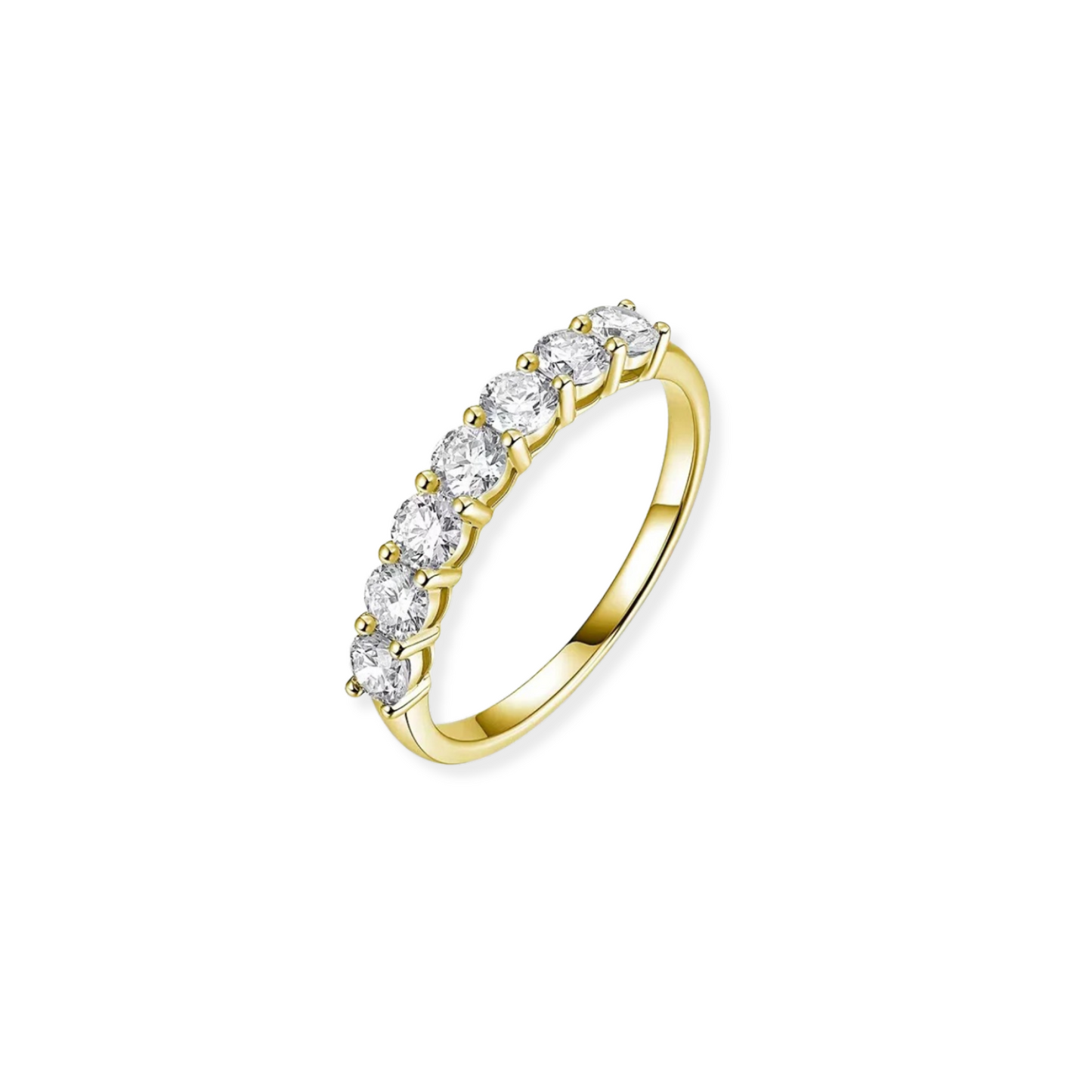 Moissanite 0.7CT Band Ring