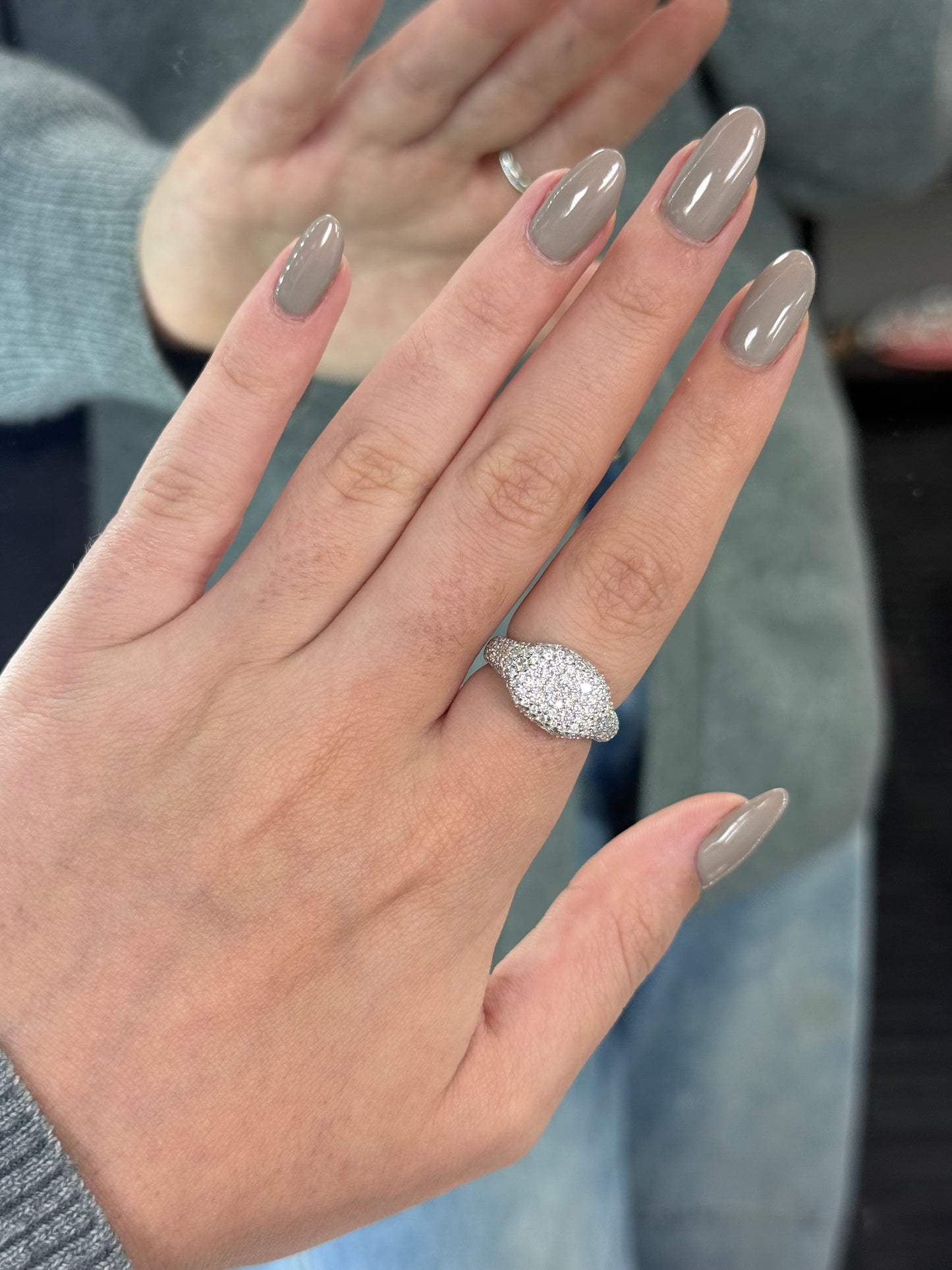 Pavé Signet ring