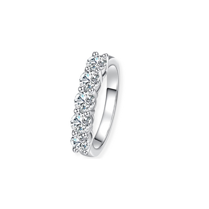 1.5CT Half Band Ring