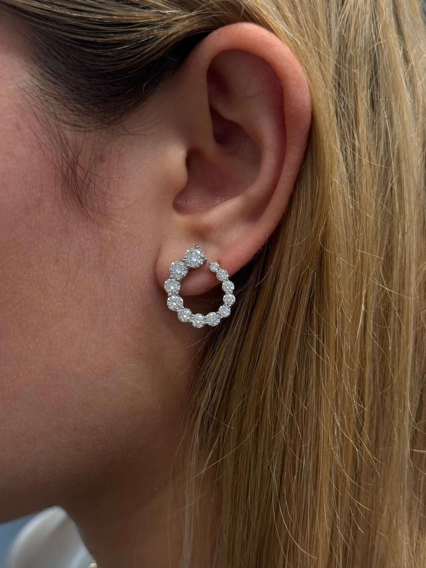 Radiant Halo Earrings