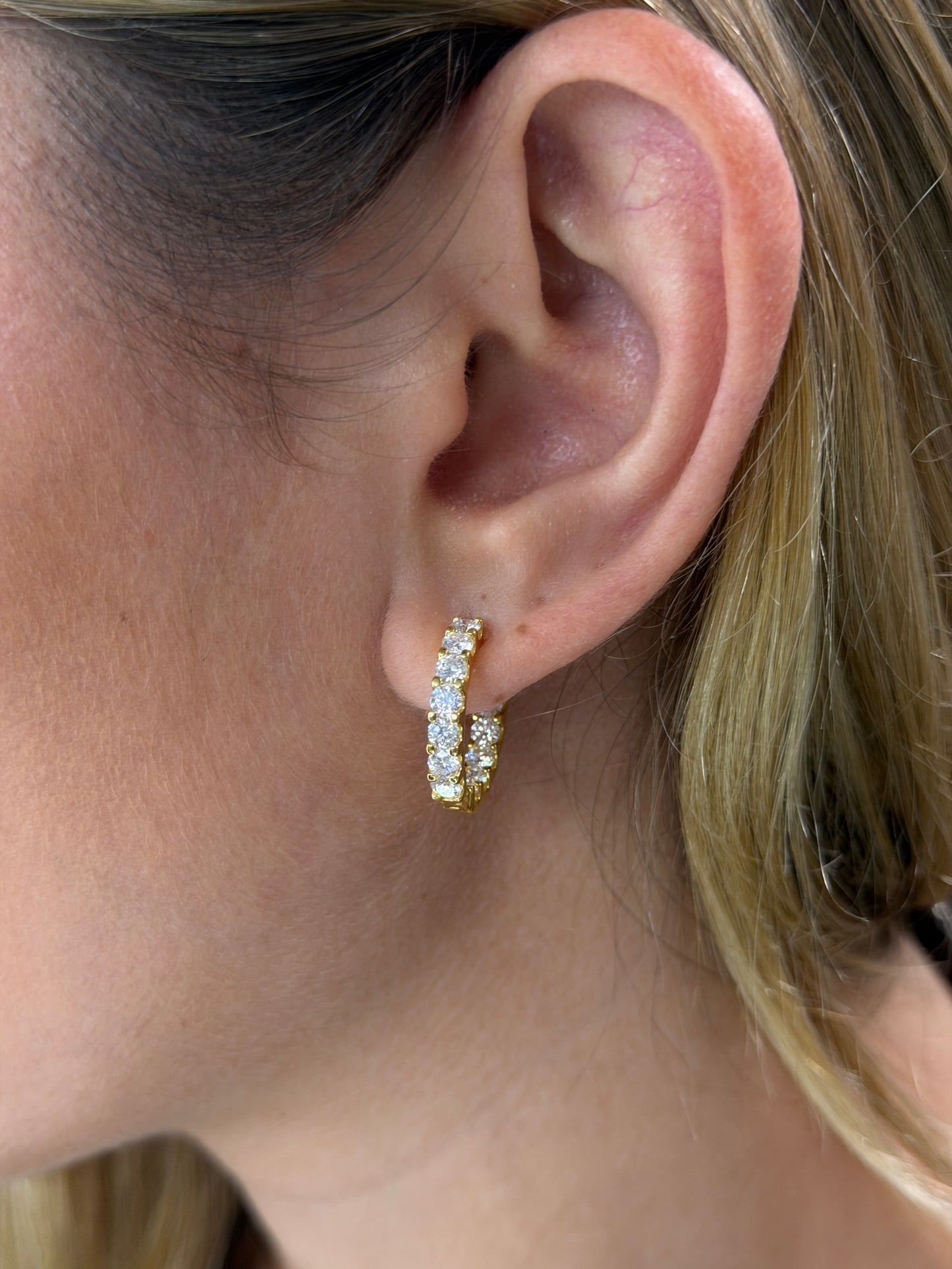 Medium Inside Out Hoop Earrings