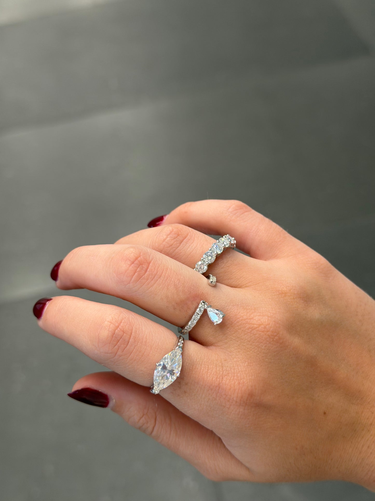 3CT Marquise Solitaire Ring