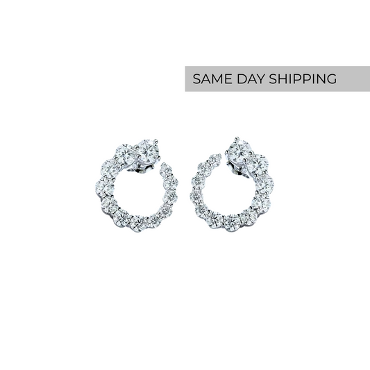 Radiant Halo Earrings