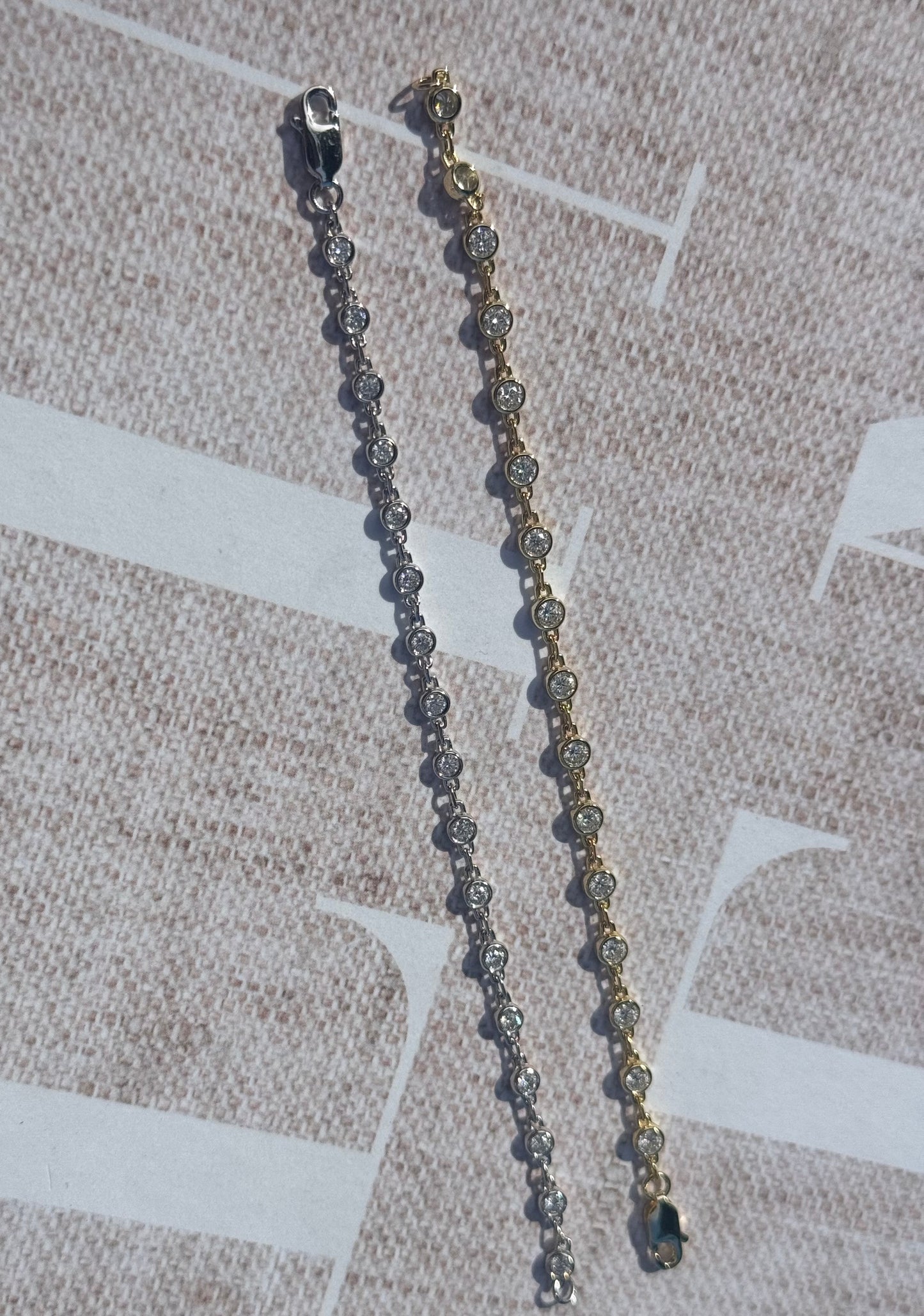 Bezel Chain Bracelet