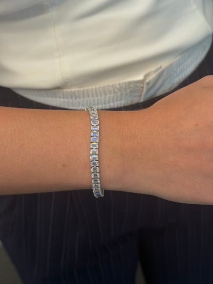 Emerald Cut Tennis Bracelet