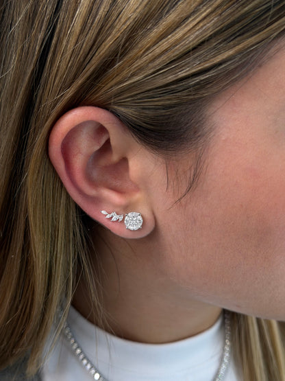 Marquise Spark Little climber earrings