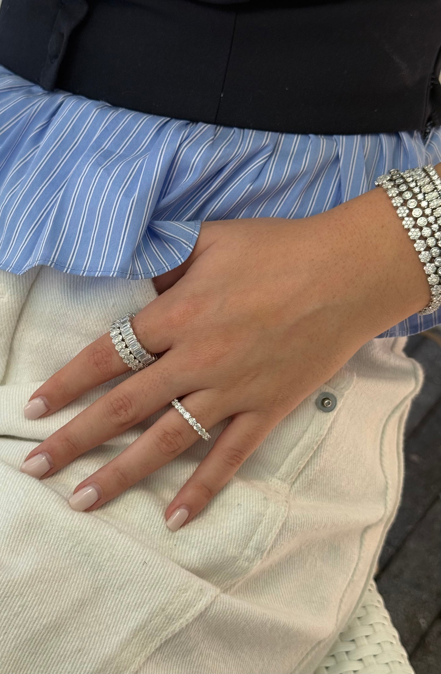 Emerald Eternity Band Ring