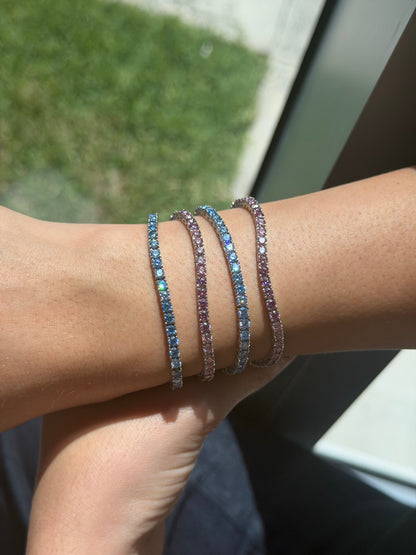 Blue Ombré Tennis Bracelet