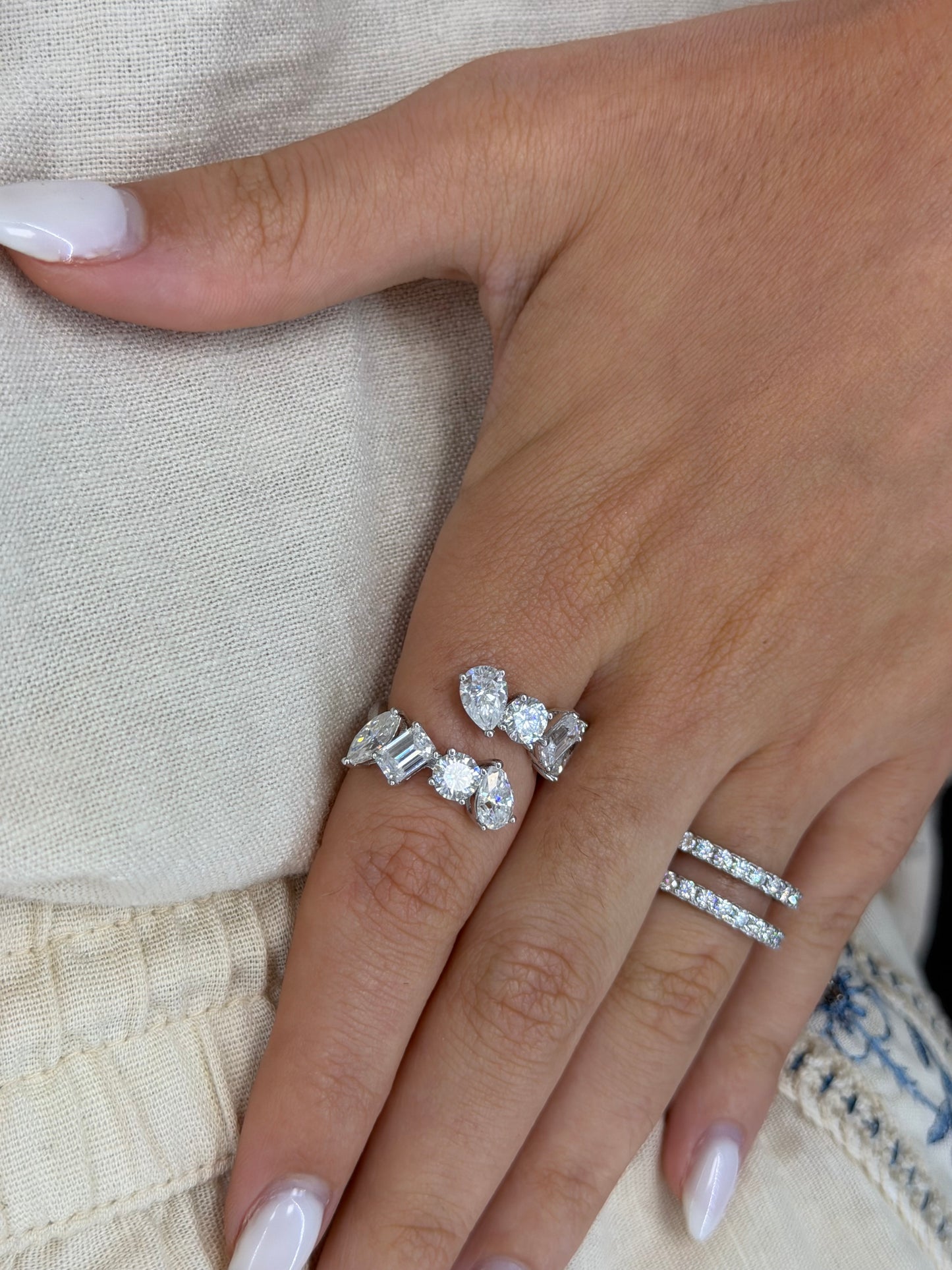 Statement Multi-Cut Wrap Ring