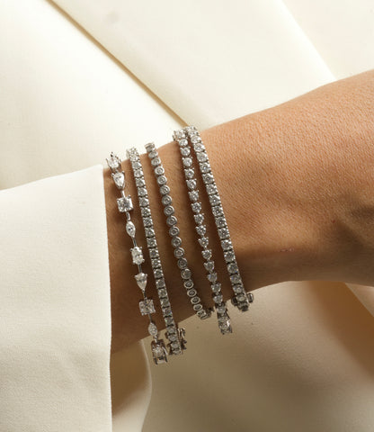 Multi-Cut Tennis Bracelet