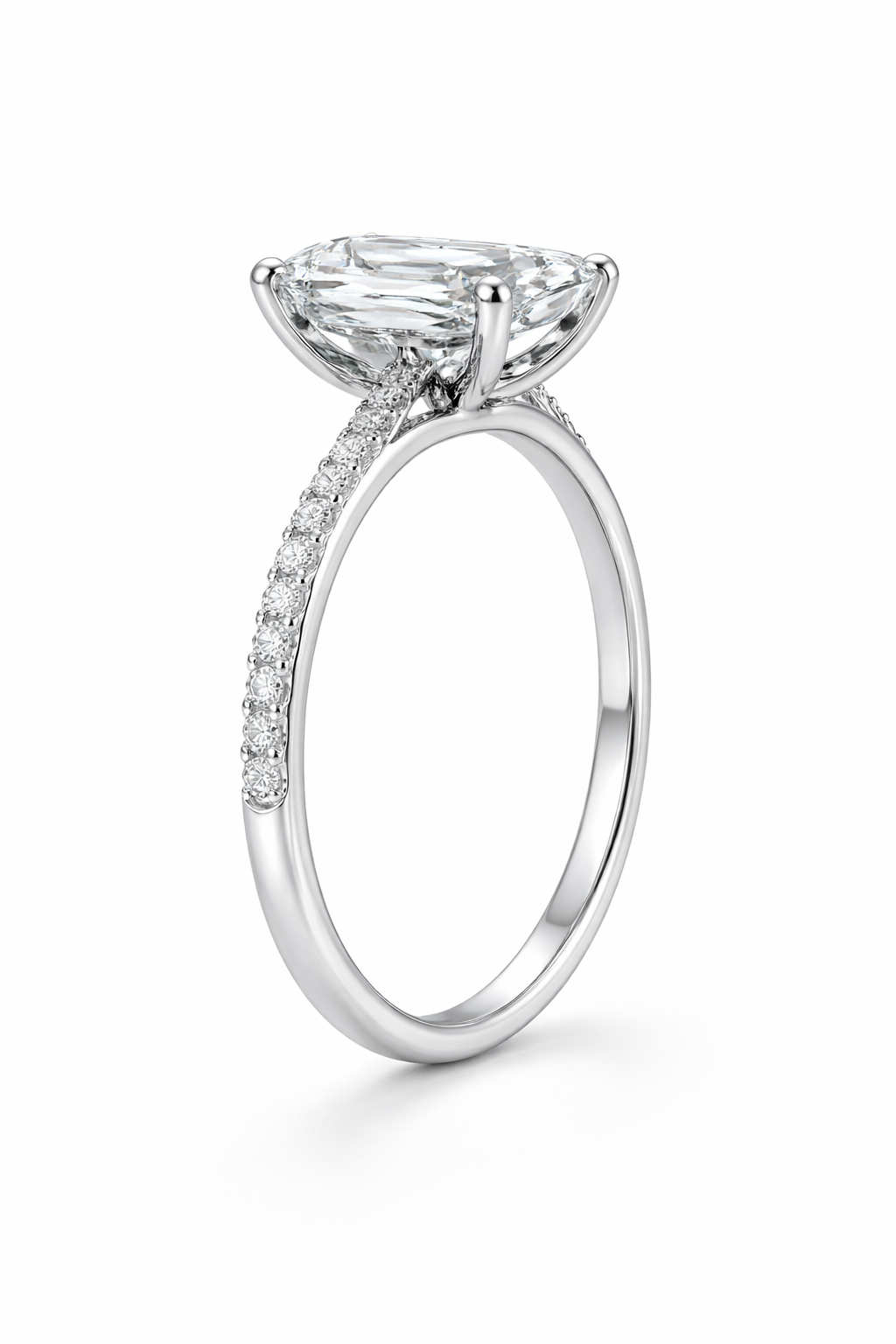 4ct emerald cut ring