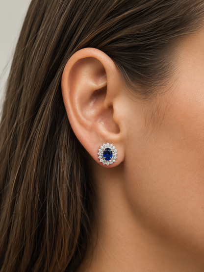 Sapphire Mirage earrings