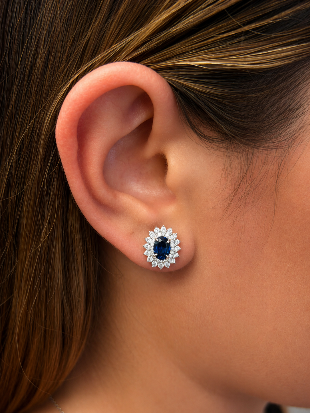 Sapphire Mirage earrings