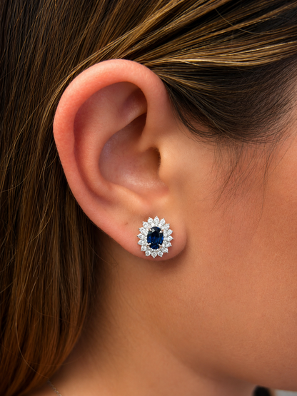 Sapphire Mirage earrings