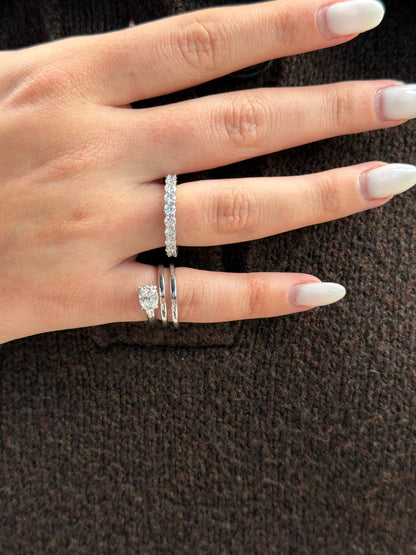 Oval Cut Spiral Ring - Pinky Ring