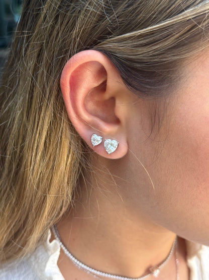Heart Stud Earrings
