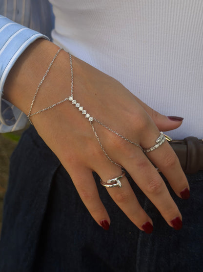 Statement Hand Chain Bracelet