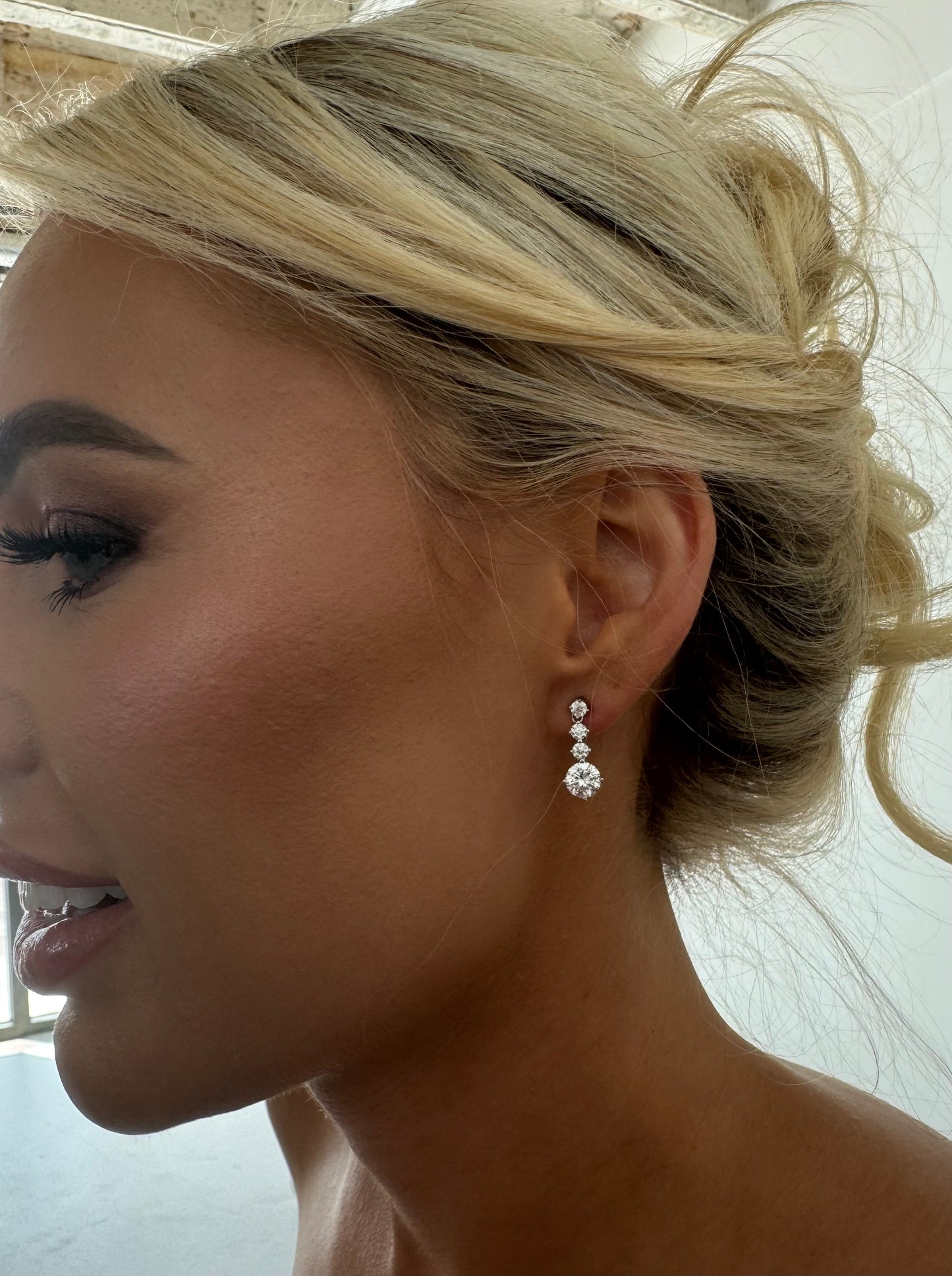 Graduated Drop Earrings