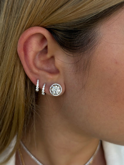 Halo Stud Earrings